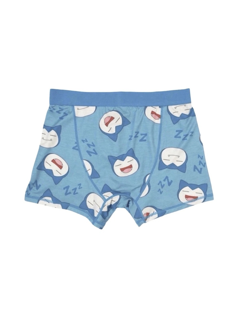 2 Pack Blue Pokemon Snorlax Boxer Briefs MEN